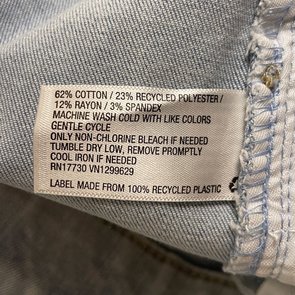 Ava & Viv Jeans High Rise Skinny Light Wash Size 22 Plus Size - Picture 7 of 15